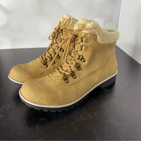 JBU Women's Blue Creek Water-Resistant Lace-Up Booties Tan Sz 11 - Picture 2 of 8